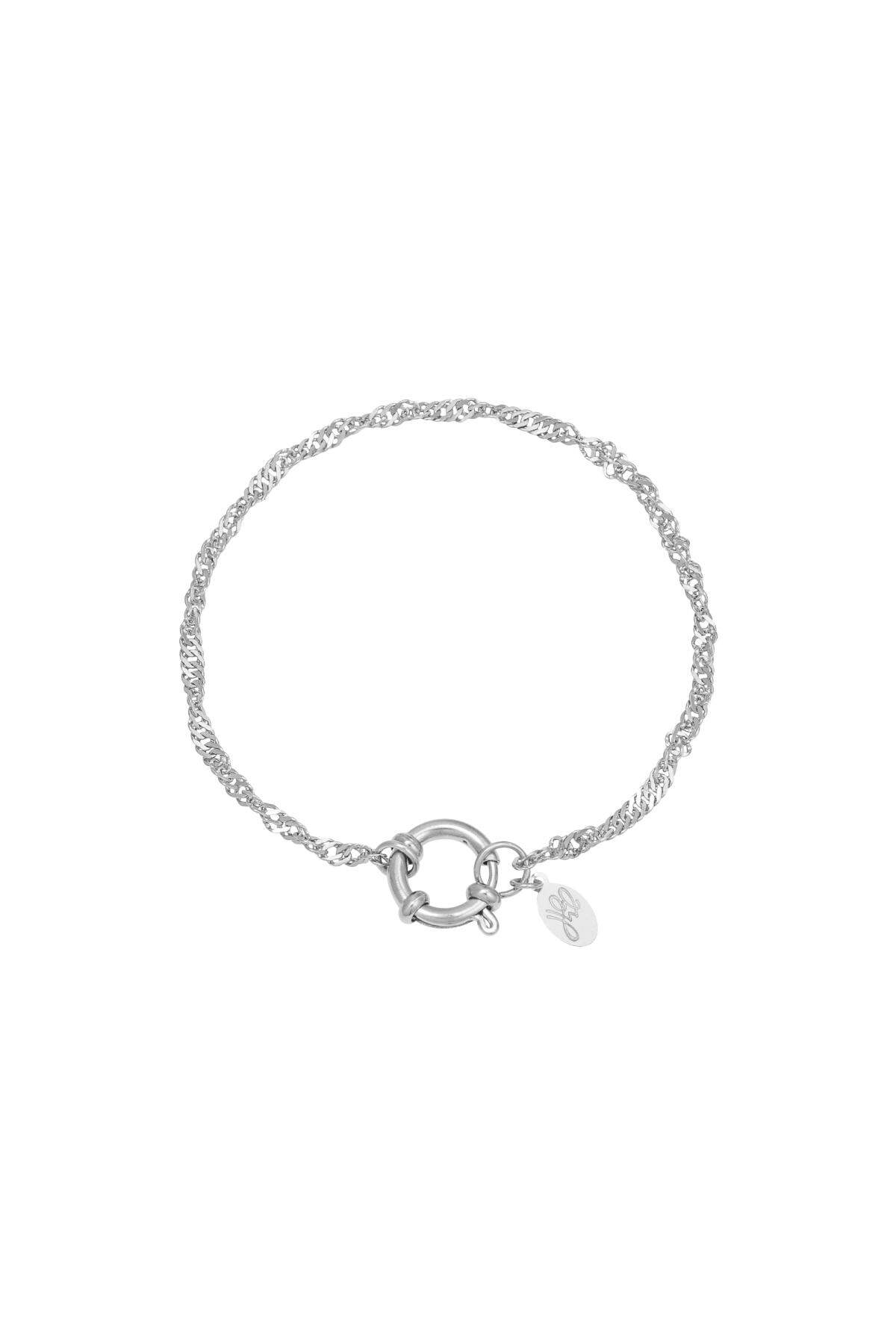 Armband Chain Dee Zilver Stainless Steel h5 
