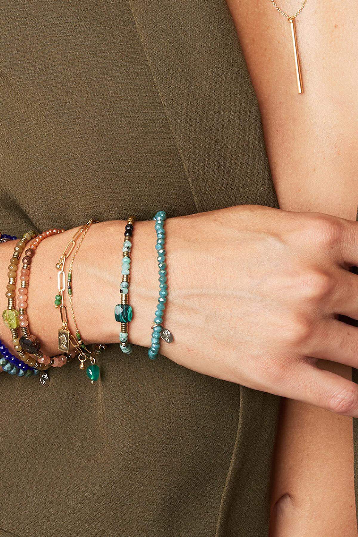 Armband Natural Beauty Turquoise Copper h5 Afbeelding4