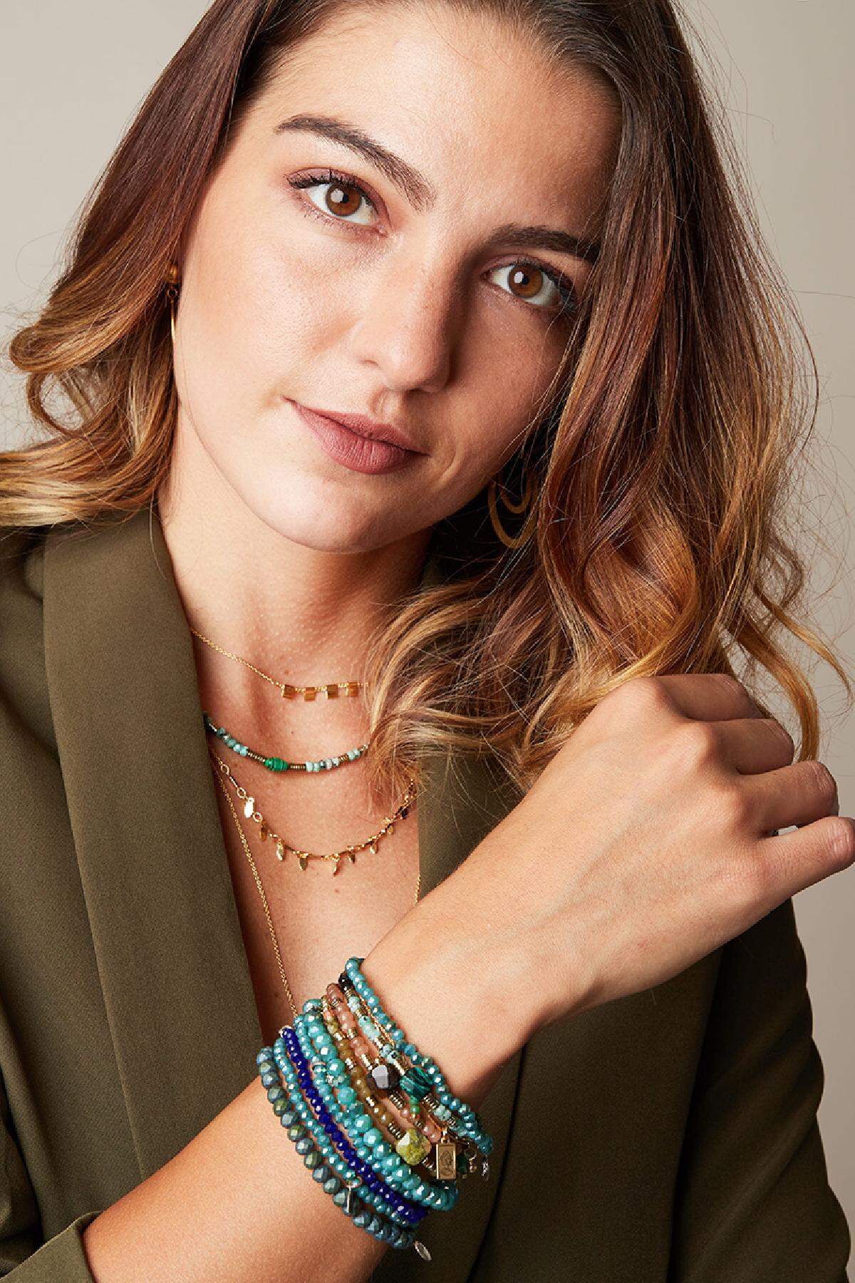 Armband Natural Beauty Turquoise Copper h5 Afbeelding3