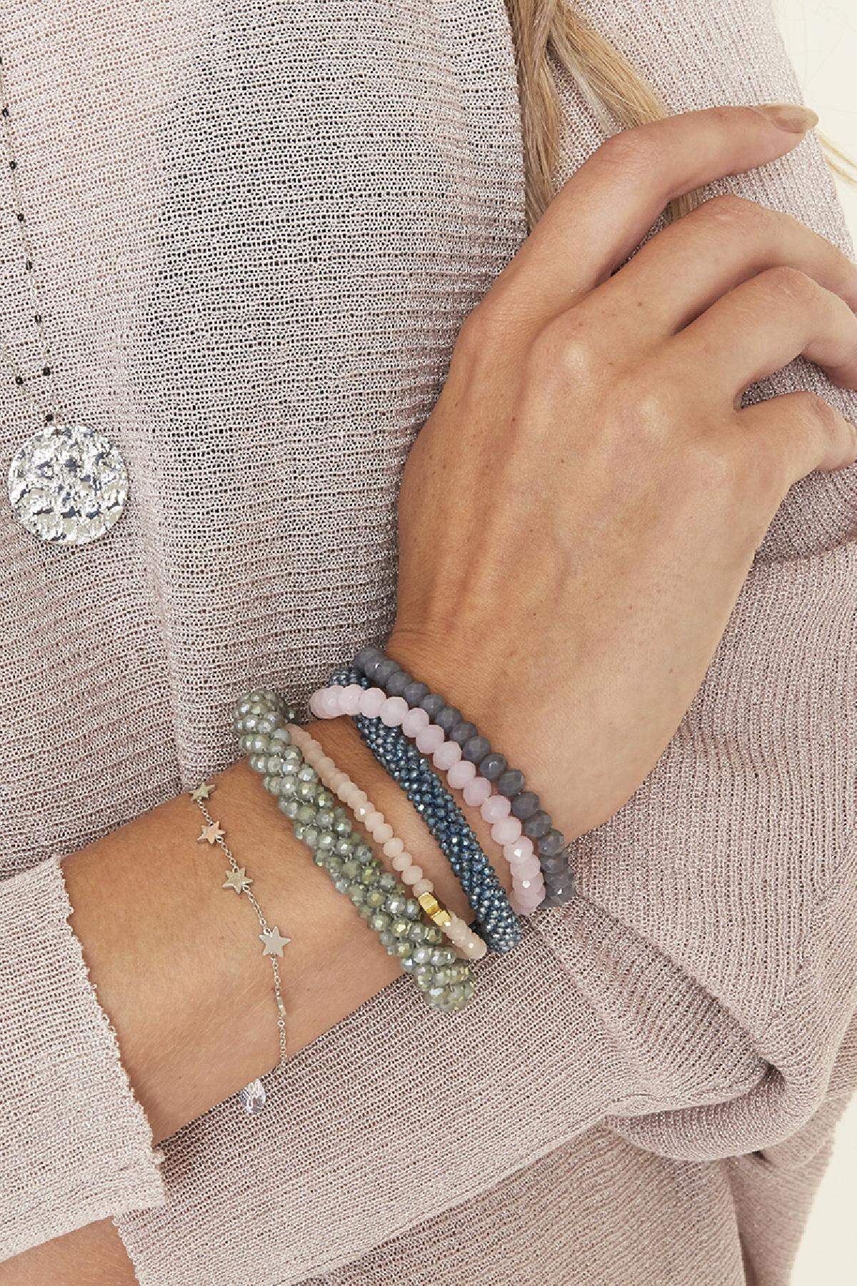 Armband Stars Silber Edelstahl Bild2