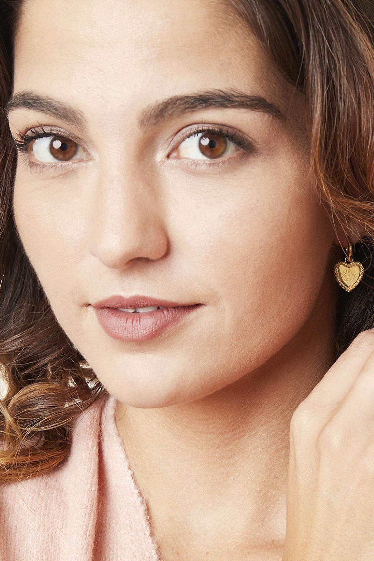 Boucles d'Oreilles Heart with Vision Métal h5 Image3