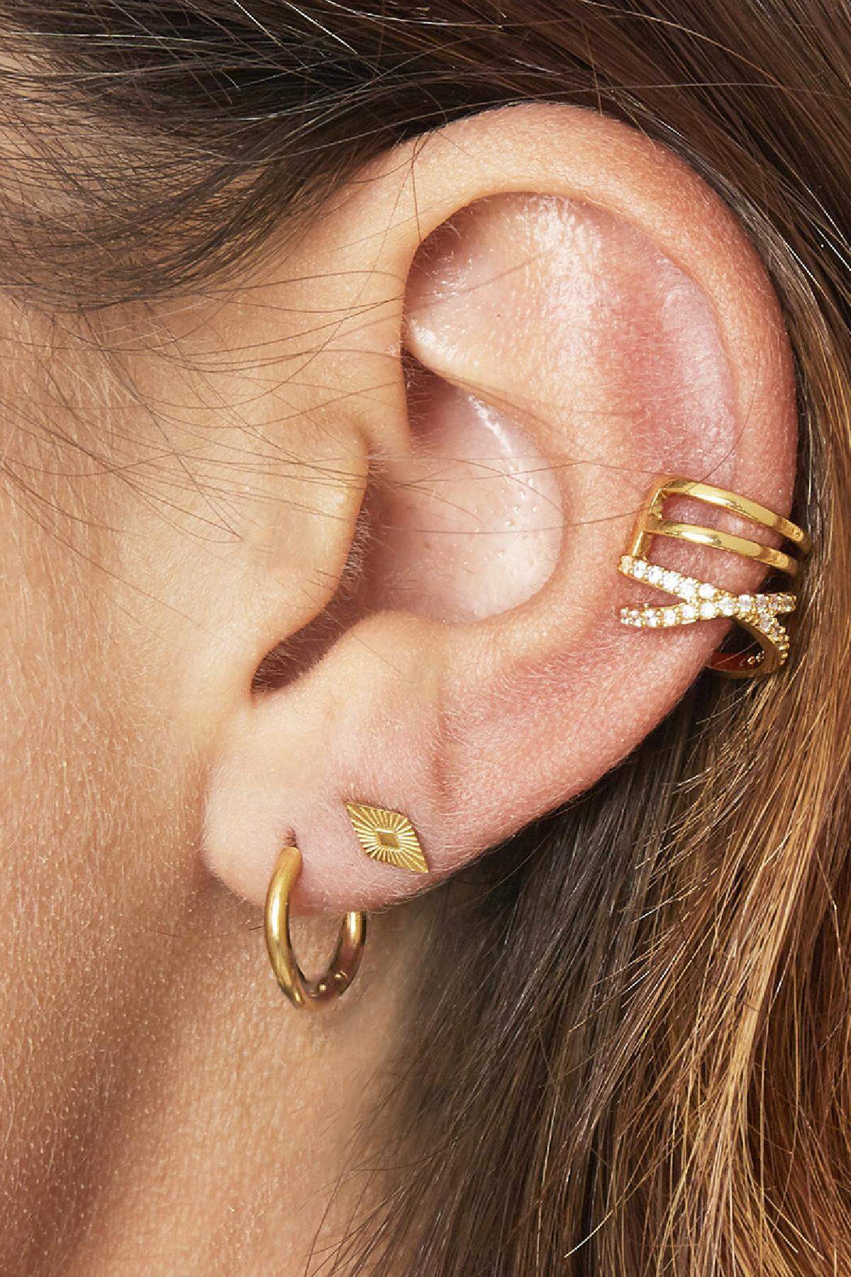 Earcuff Grace Argenté Cuivré h5 Image2
