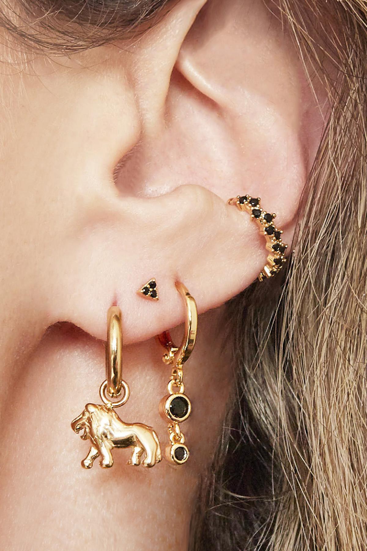 Groothandel Earcuff Goudkleurig Koper Basic Uitvoering Lola, foto 2 van 3