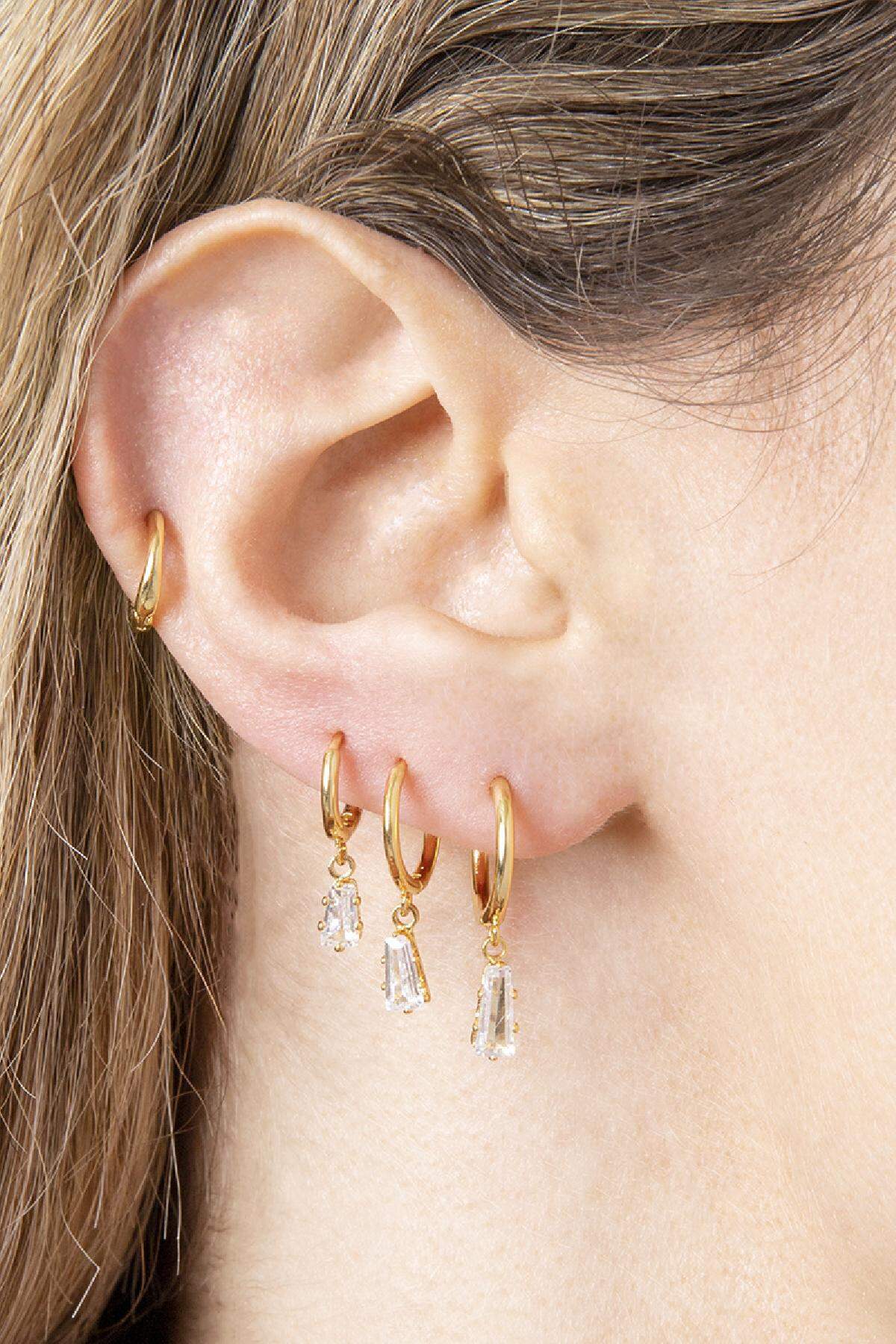 Earring Set Endless Black Copper h5 Picture2