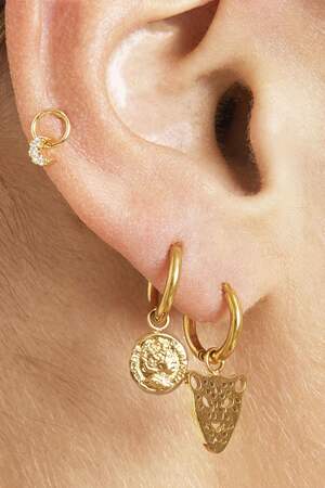 Boucles d'oreilles Tiny Moon Cuivré h5 Image2