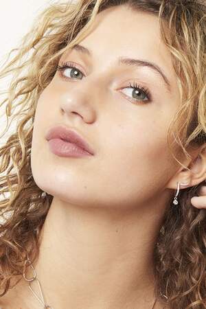 Oorbellen Stripe Goud kleur Koper h5 Afbeelding3