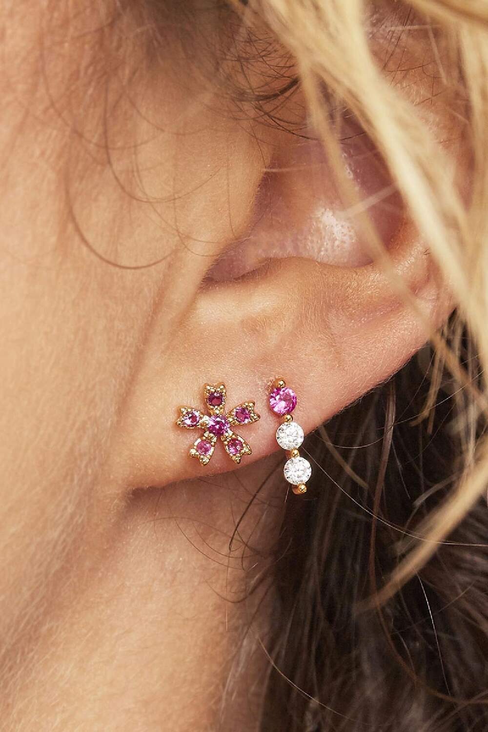 Boucles d'oreilles Ruby Cut Cuivré h5Image2