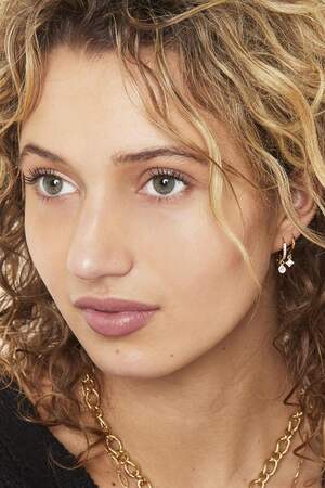Earrings Gleam Silver Color Copper h5 Picture3