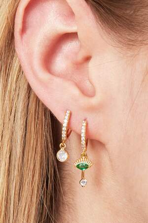 Ohrringe Blink of an Eye Goldfarbe Kupfer h5 Bild2