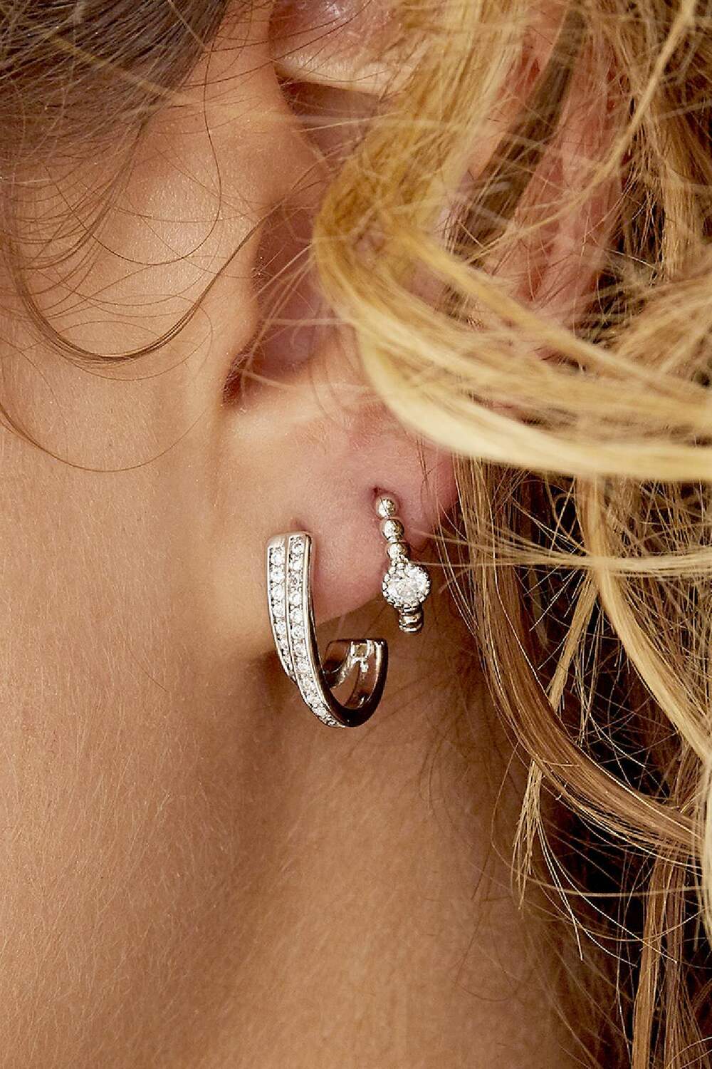 Boucles d'oreilles Seda Argenté Cuivré h5Image2