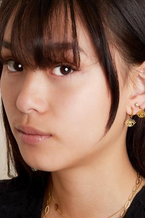 Earcuff Van Roestvrij Staal Eye Goud Kleur Stainless Steel h5 Afbeelding3