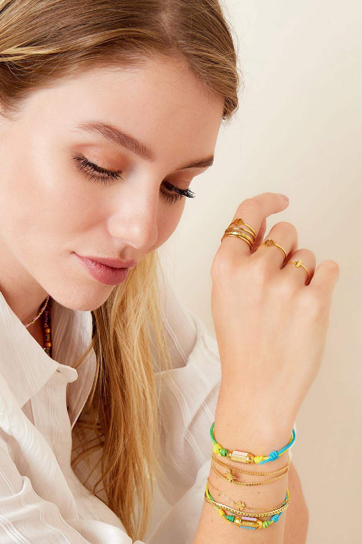 Armband La Vie Amour Mehrfarbig Multi Edelstahl h5 Bild5