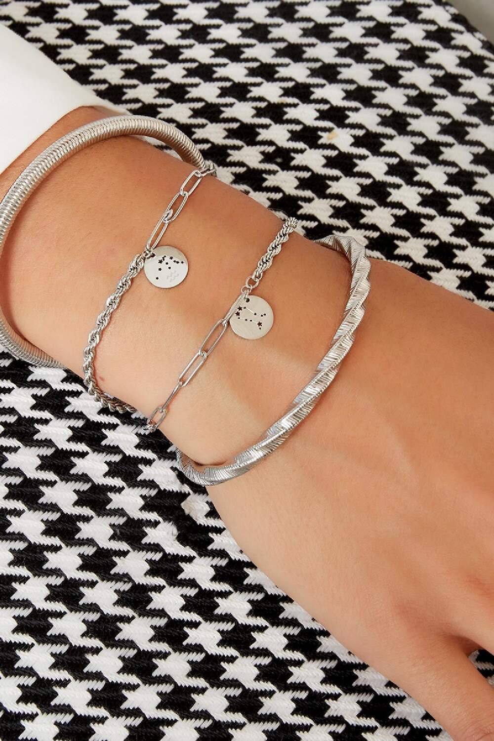 Pulsera signo del zodíaco Tauro Plata Acero inoxidable h5Imagen3
