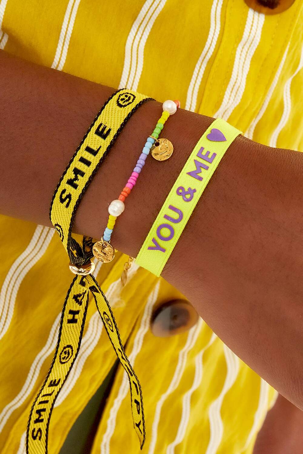 Two bracelet set - You & Me Multi Polyester h5Picture2