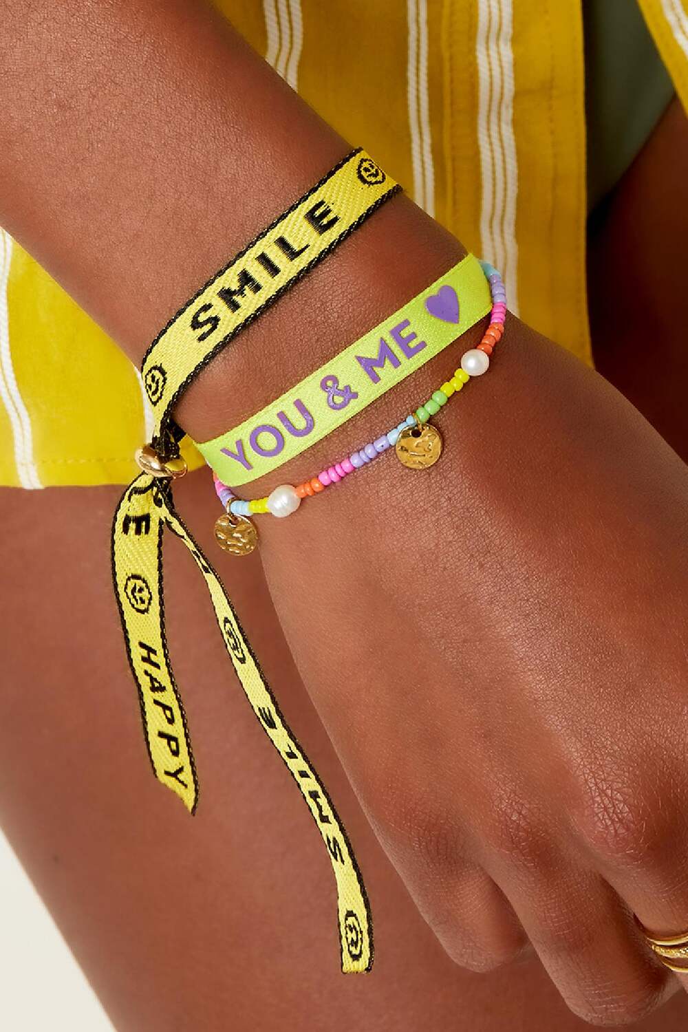 Two bracelet set - You & Me Multi Polyester h5Picture3