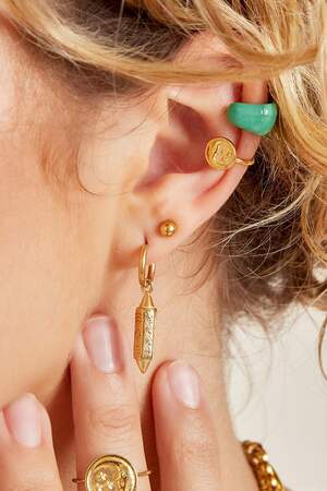 Candy Earcuff Solid Groen Metaal h5 Afbeelding2