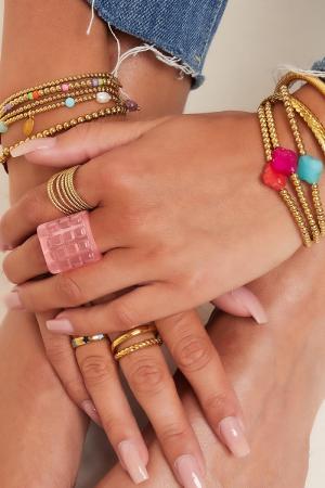 Kleeblatt-Armband - #Summergirls-Kollektion Fuchsia Hämatit h5 Bild3