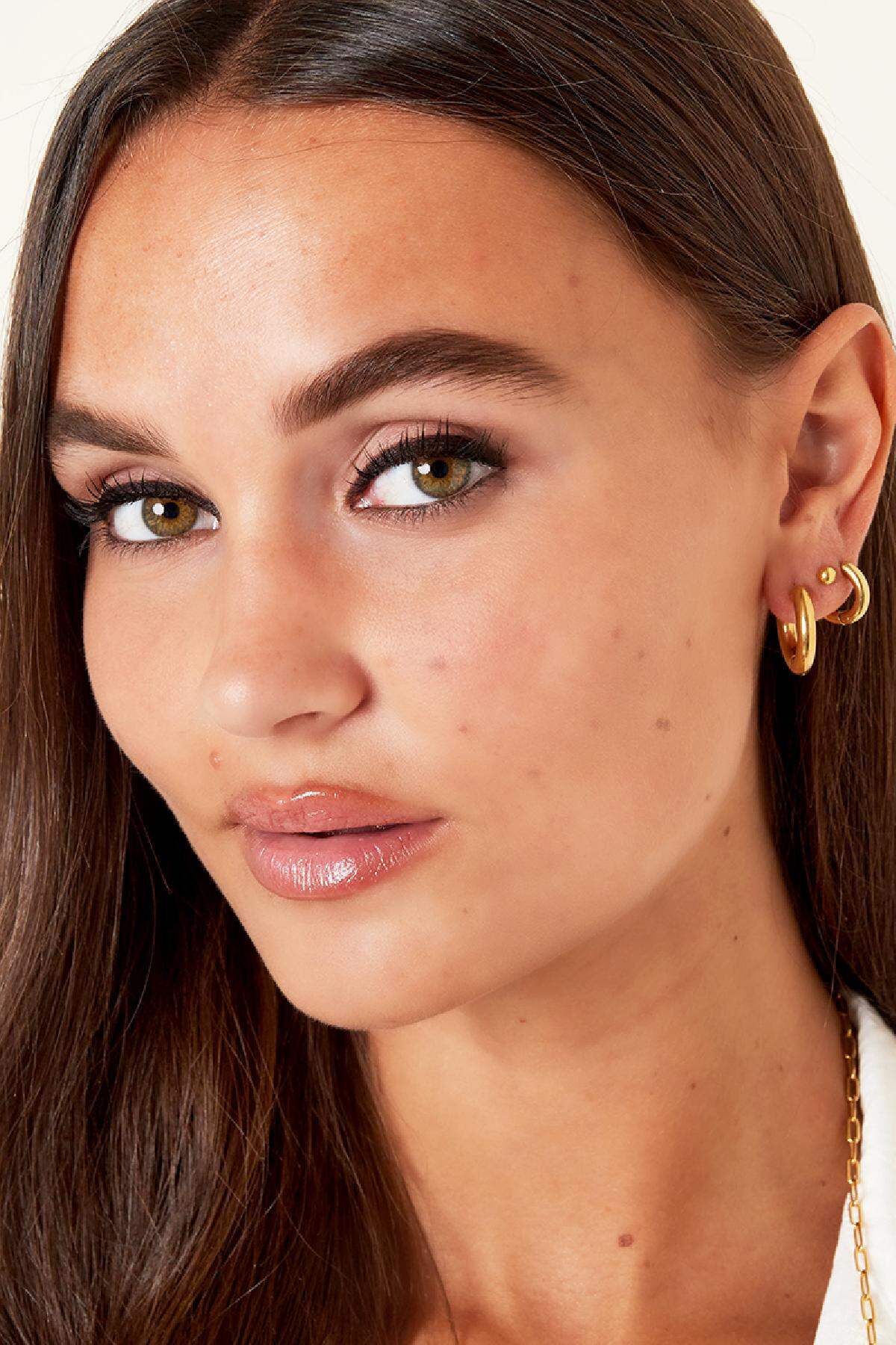 Basic hoop earrings - mini Stainless Steel Picture2