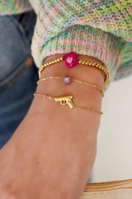 Bracelet Dress to Kill Gold Color Stainless Steel 2