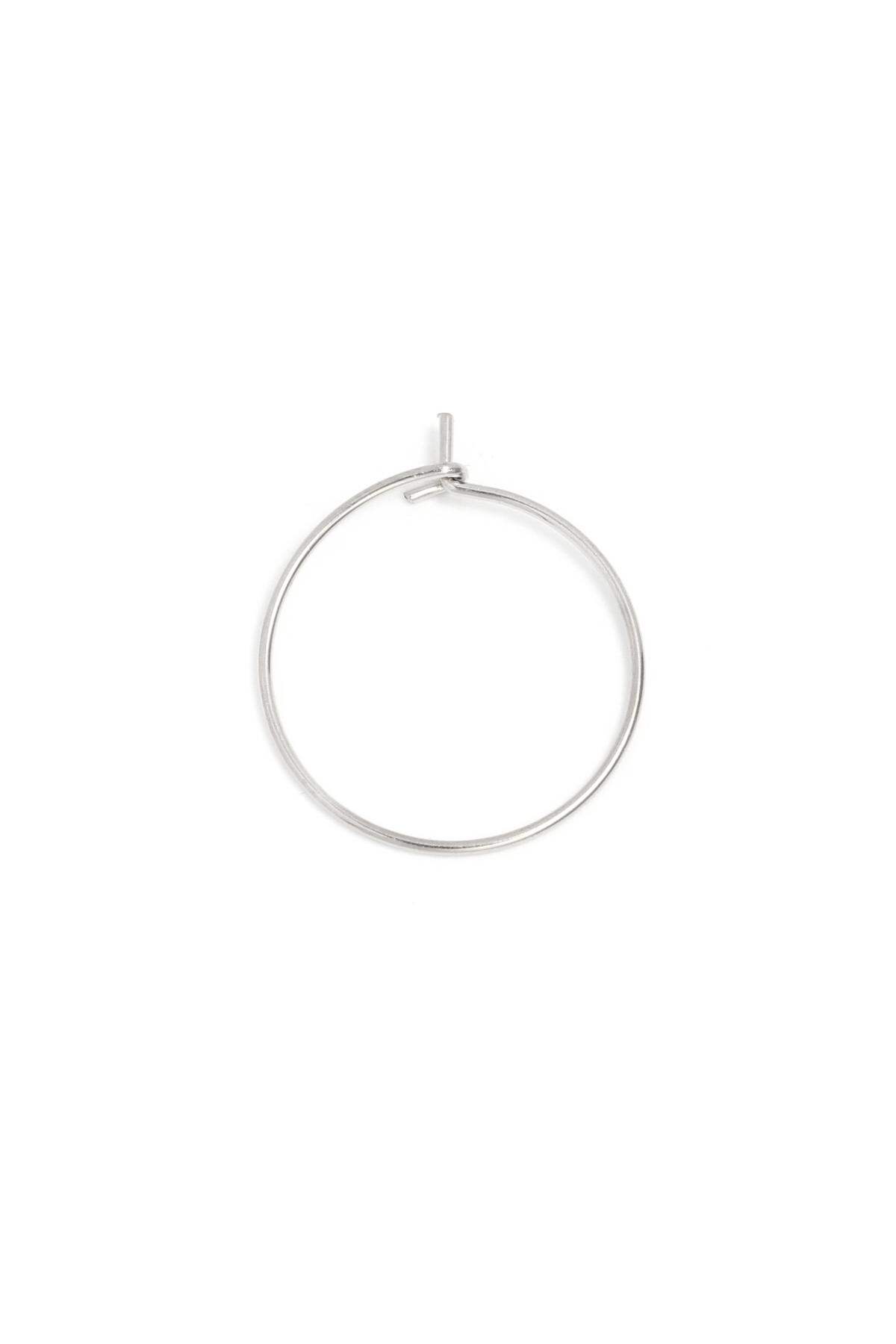Kreolen-Set Hoop-Modell 3 Silber Edelstahl