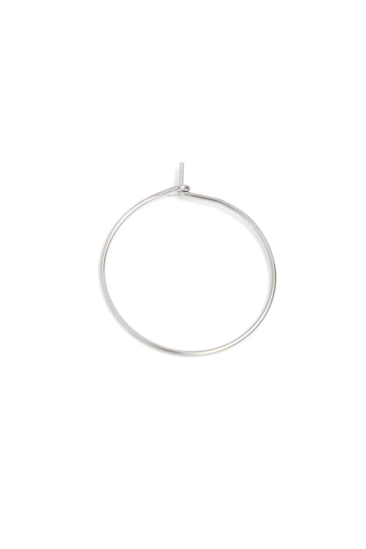 Creolen set Hoop model 4 Zilver Stainless Steel