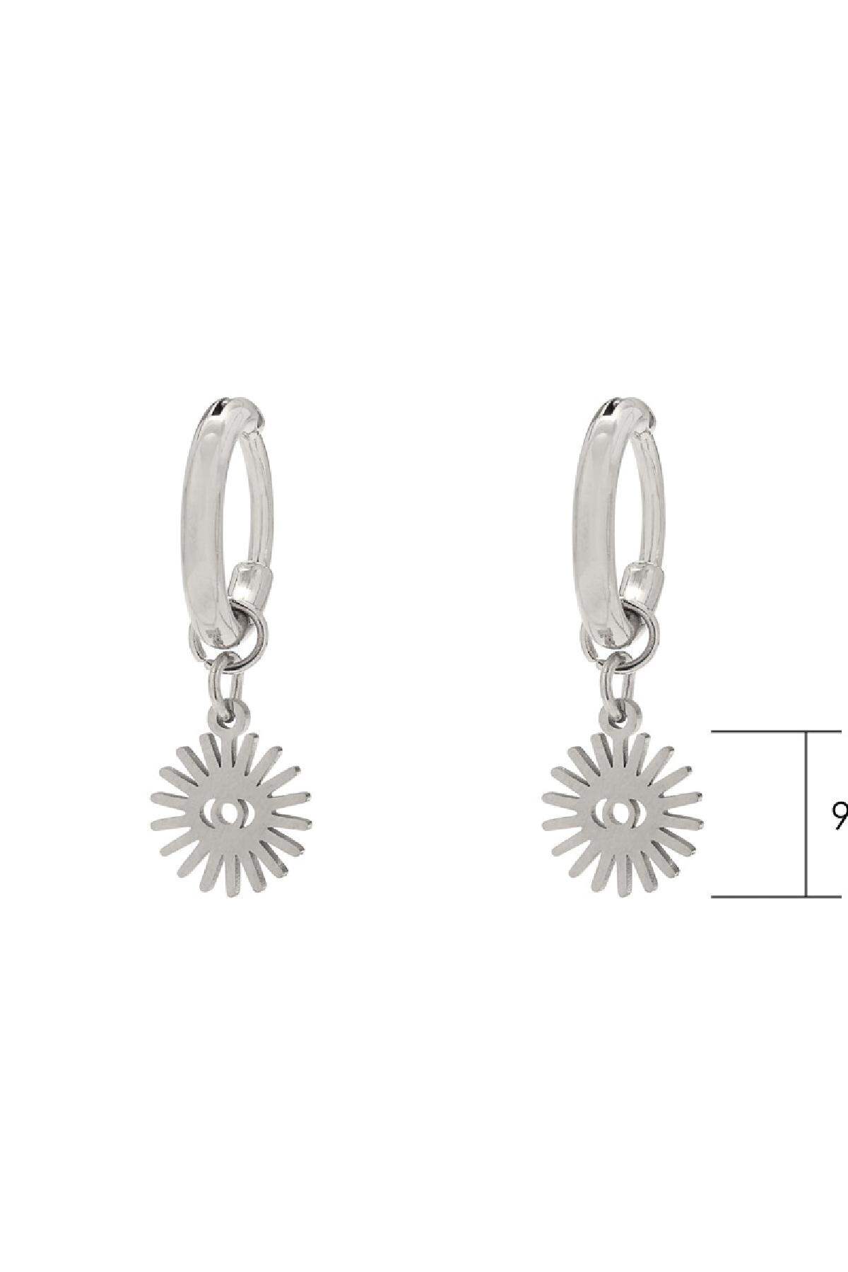 Ohrringe Sun Gazer Silber h5 Bild2