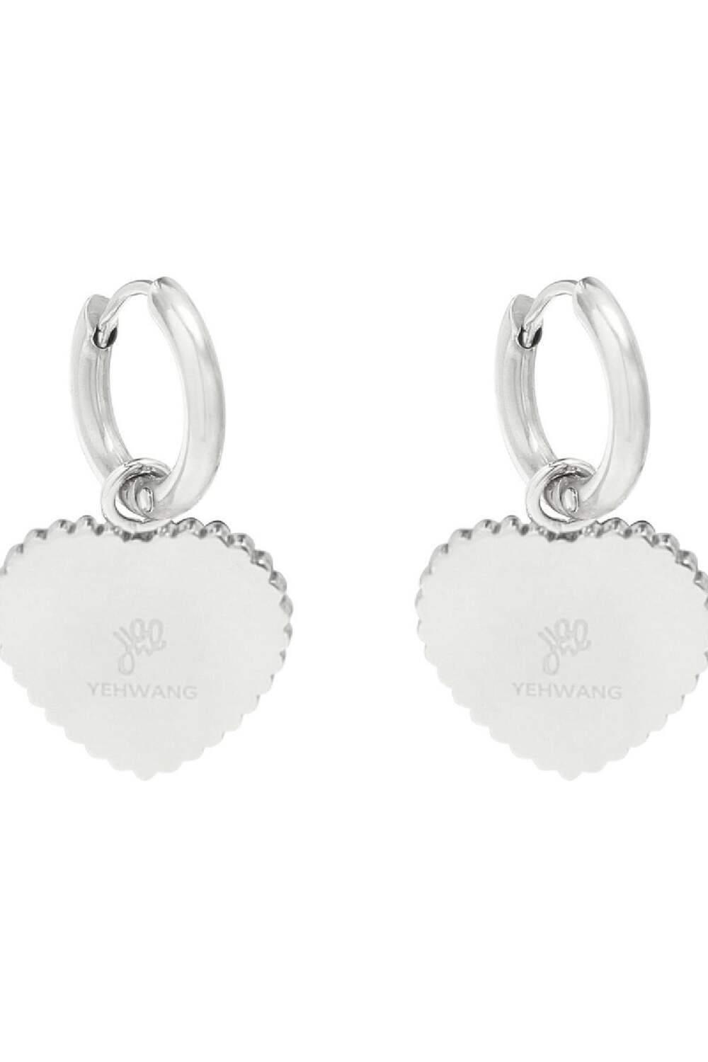 Ohrringe My Goldfarbe Heart Silber Edelstahl h5Bild2