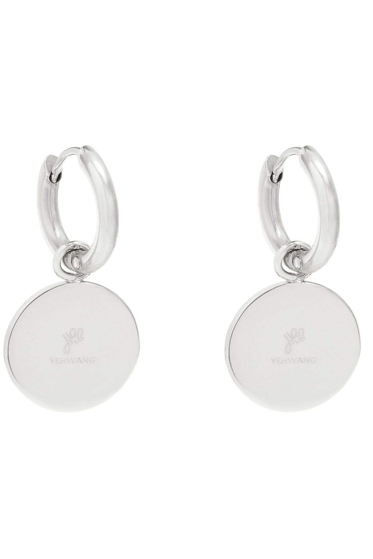 Orecchini Solo Sole Silver Color Stainless Steel h5 Immagine2