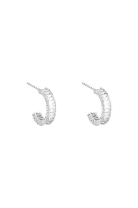 Oorbellen Classy Zilver Koper