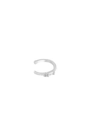 Earcuff Special stone Silver Color Copper h5
