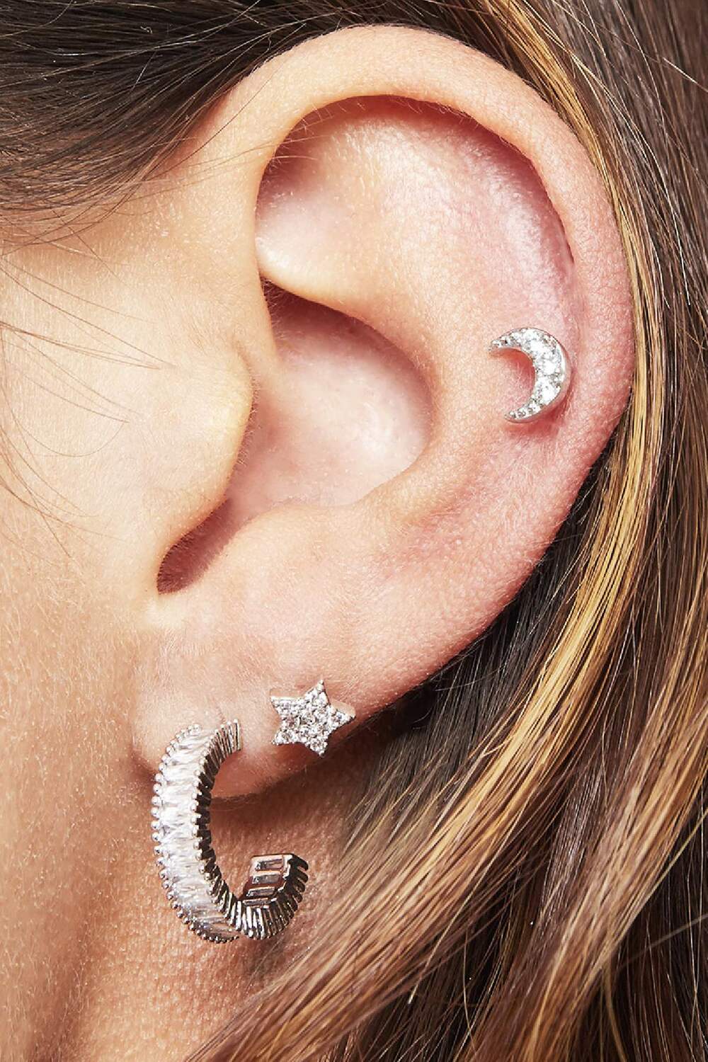 Boucles d'oreilles Classy Argenté Cuivré h5Image2