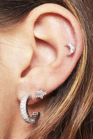 Boucles d'oreilles Classy Argenté Cuivré h5 Image2