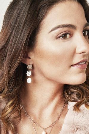 Ohrringe Athena Silber Edelstahl h5 Bild2
