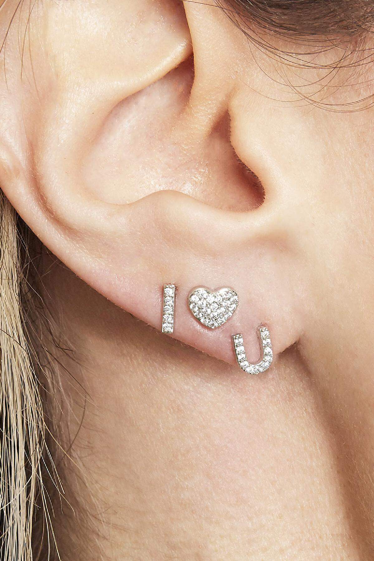 Piercing Heart Silber Kupfer,Edelstahl h5 Bild2