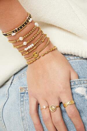 Pulsera Shirley Color dorado Acero inoxidable h5 Imagen2