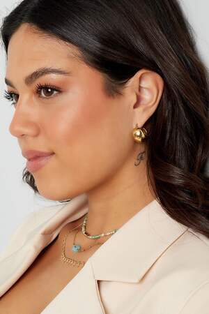Pendientes look chic Plata Acero inoxidable h5 Imagen4