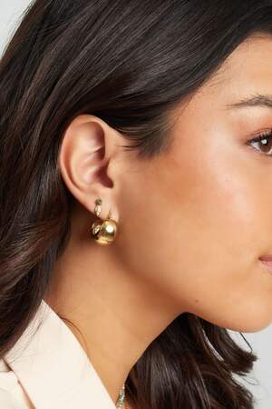 Pendientes look chic Plata Acero inoxidable h5 Imagen3