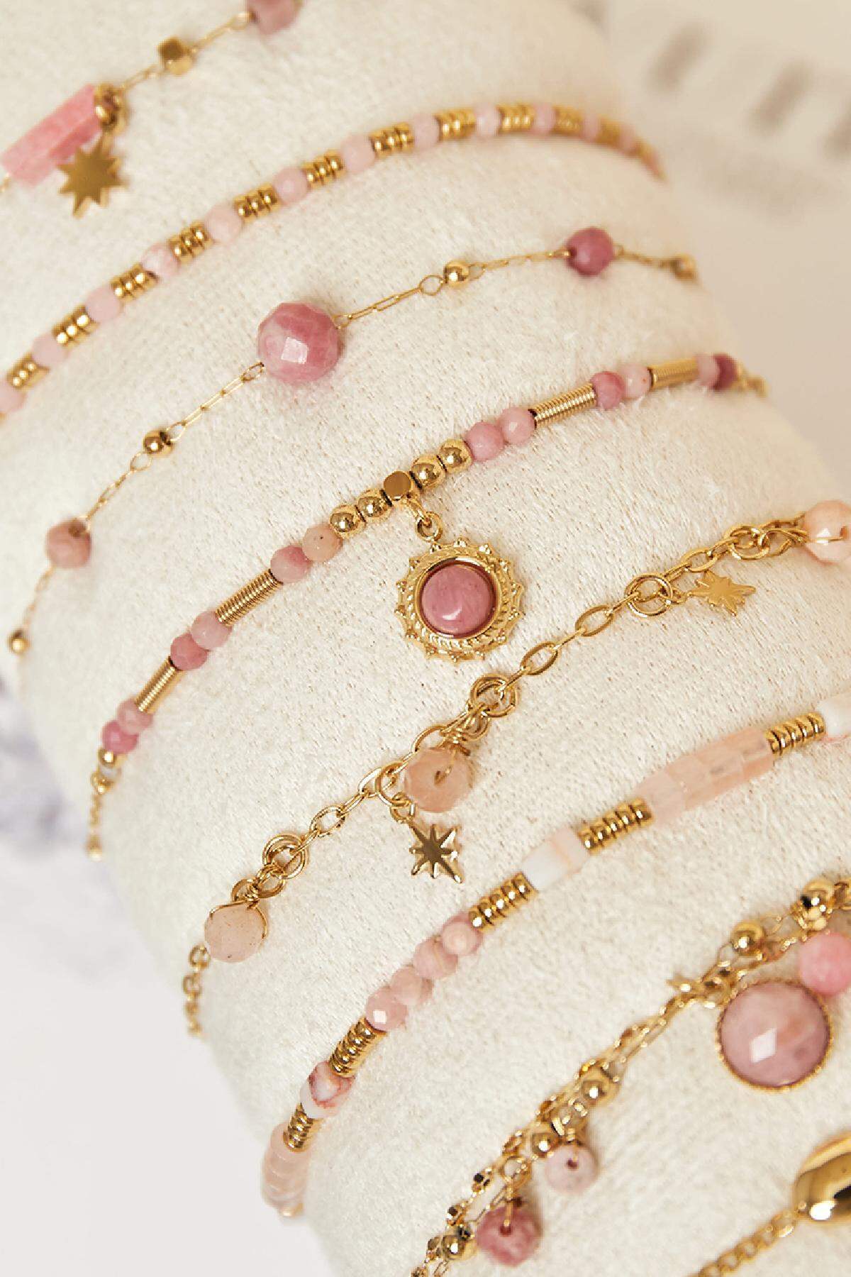Armband Display Schmuckset Goldfarbe Edelstahl h5 Bild3