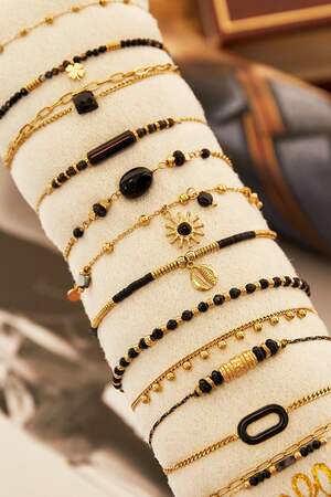 Armband display sieraden set Goud kleur Stainless Steel h5 Afbeelding2