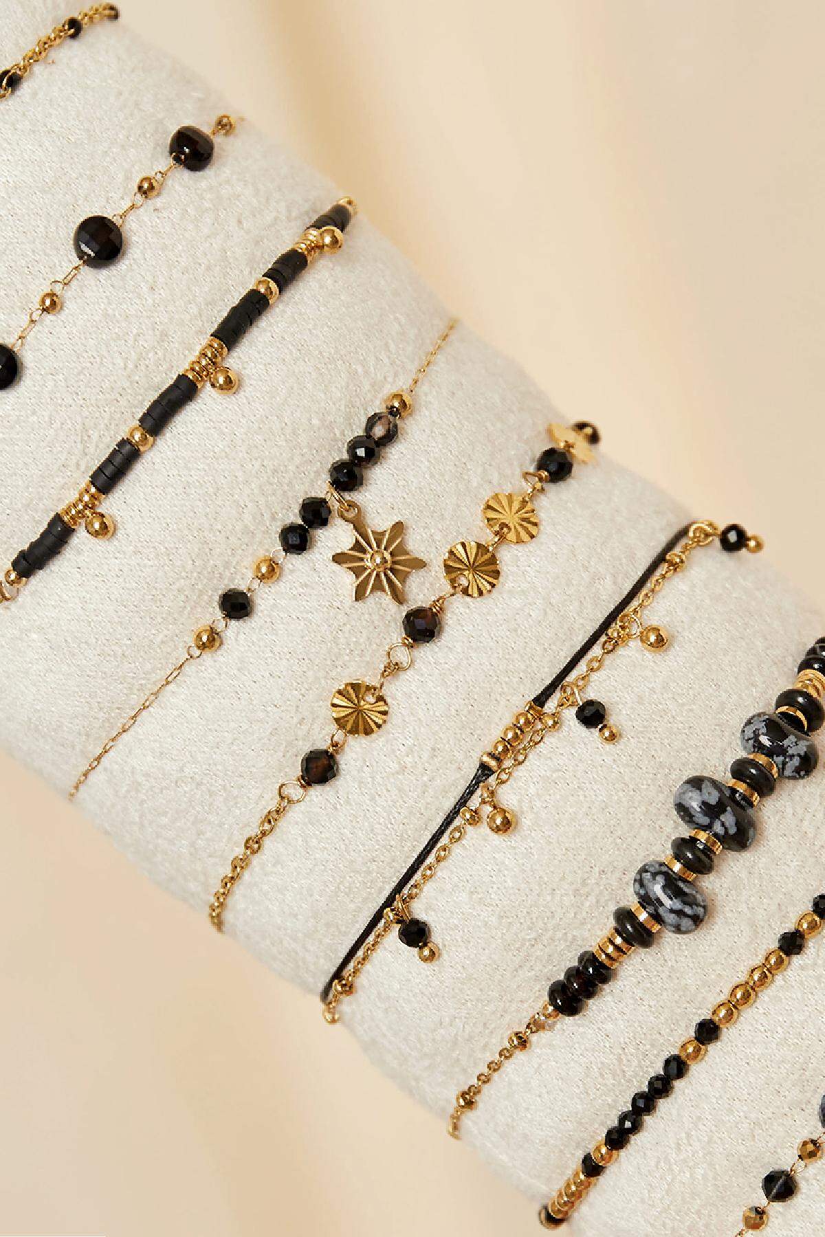 Armband Display Schmuckset Goldfarbe Edelstahl h5 Bild2