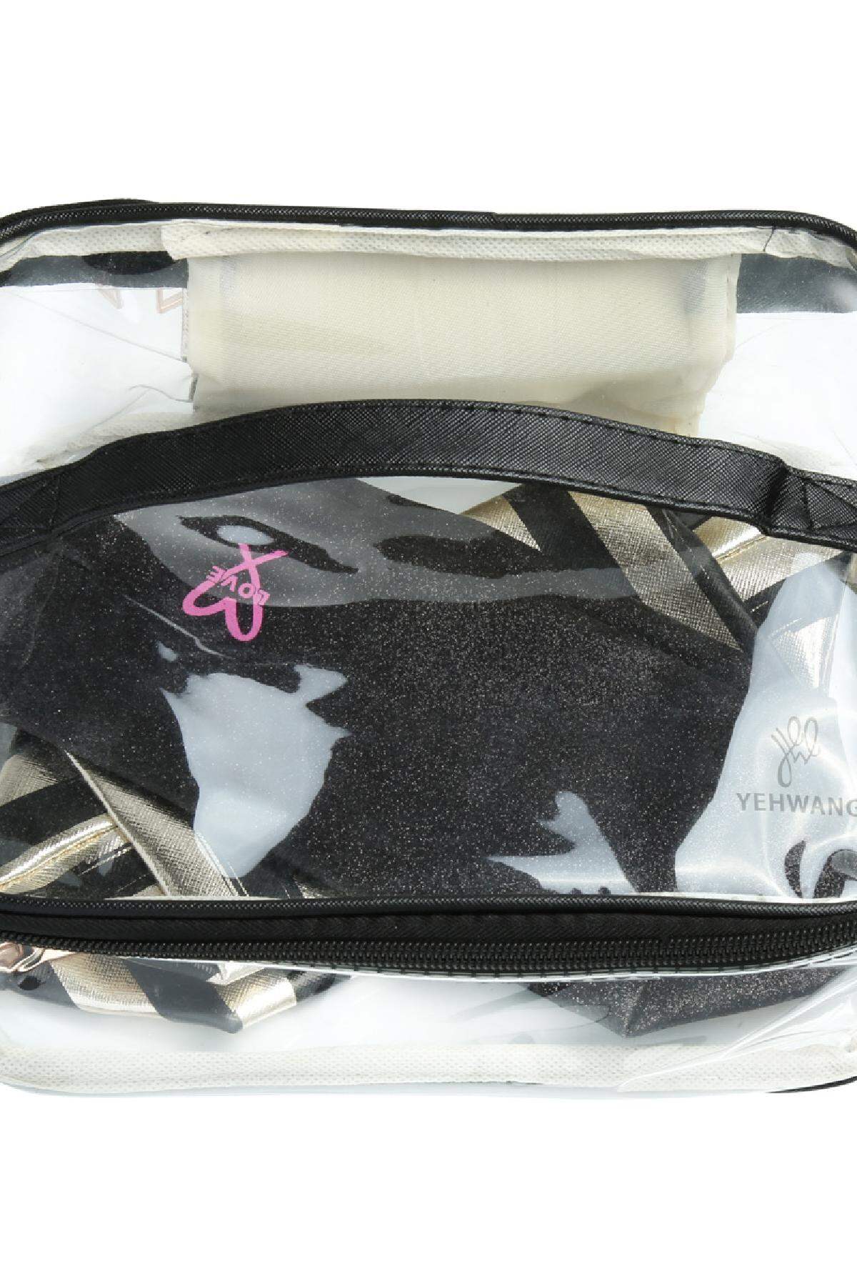 Toilettas Travel Buddy Goud kleur PVC Afbeelding4