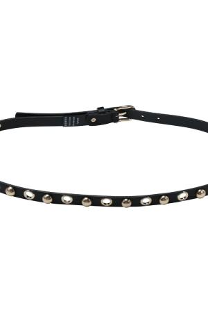 Gürtel Eyelet Stud Schwarz Polyurethan h5 Bild2