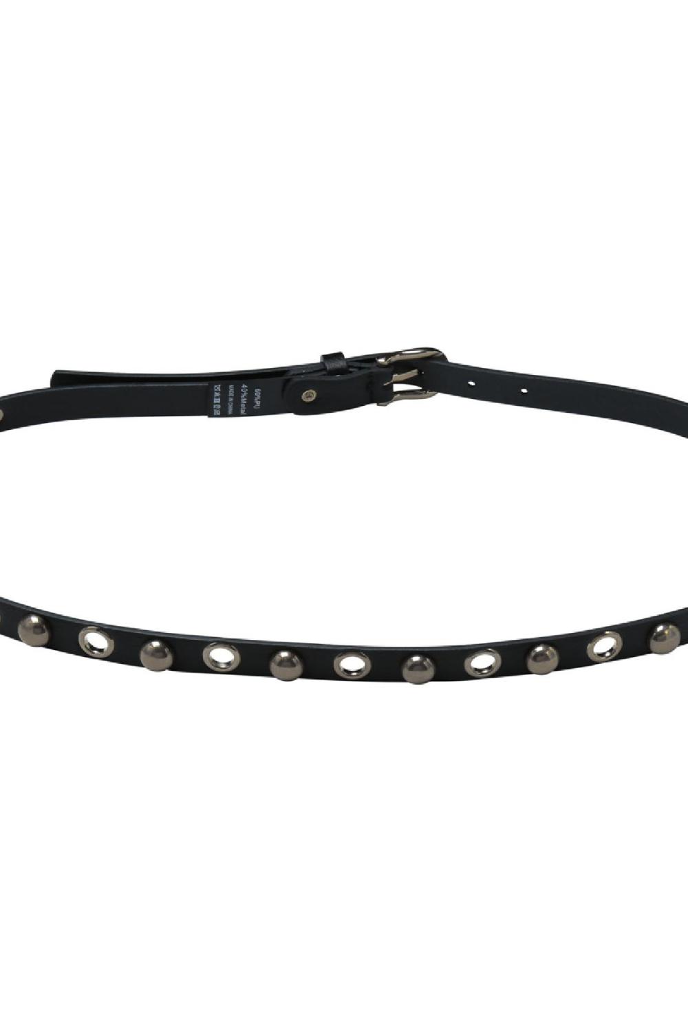 Gürtel Eyelet Stud Schwarz Polyurethan Bild5