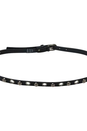 Gürtel Eyelet Stud Schwarz Polyurethan h5 Bild5