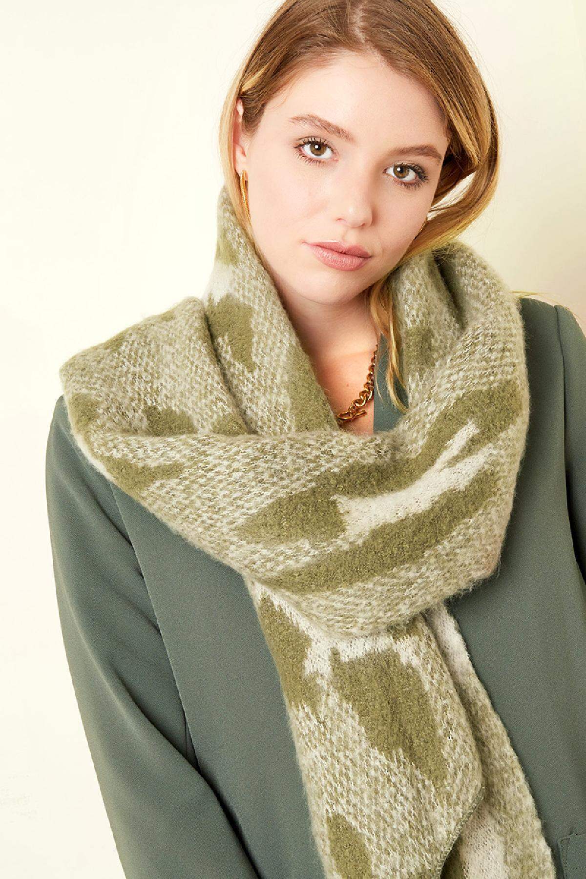 Winterschal Camel Polyester Bild4
