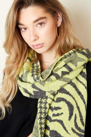 Scarf cozy winter Yellow Acrylic h5 Picture3