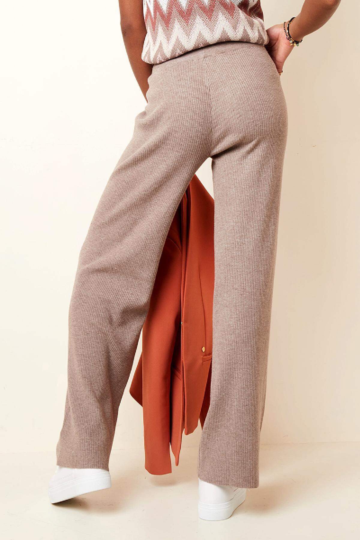 Hose mit weitem Bein Offwhite S Bild6