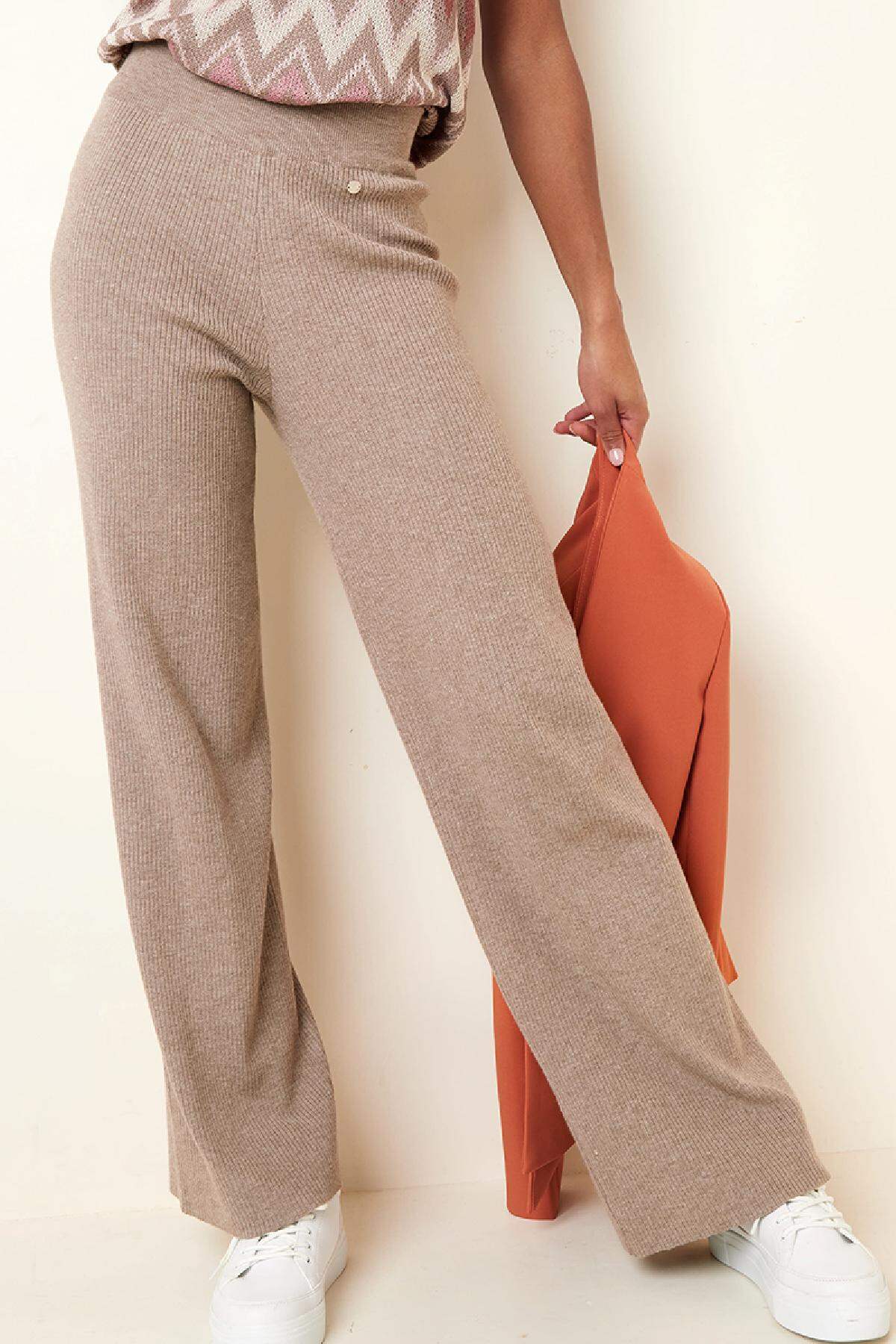 Hose mit weitem Bein Offwhite S Bild2