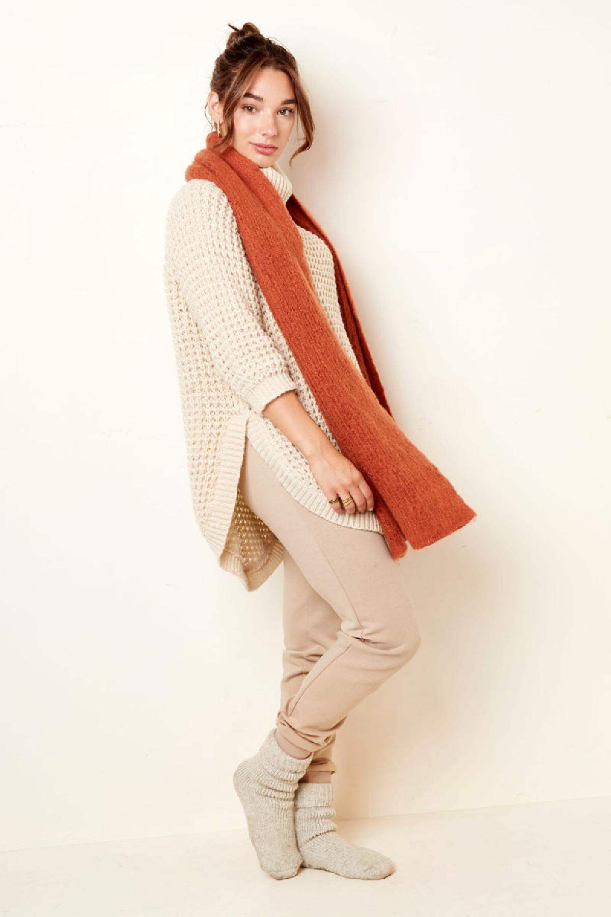 Echarpe tricot uni Image3