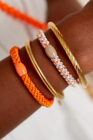 Bracciale con fiocchi per capelli Multi Polyester h5 Immagine3